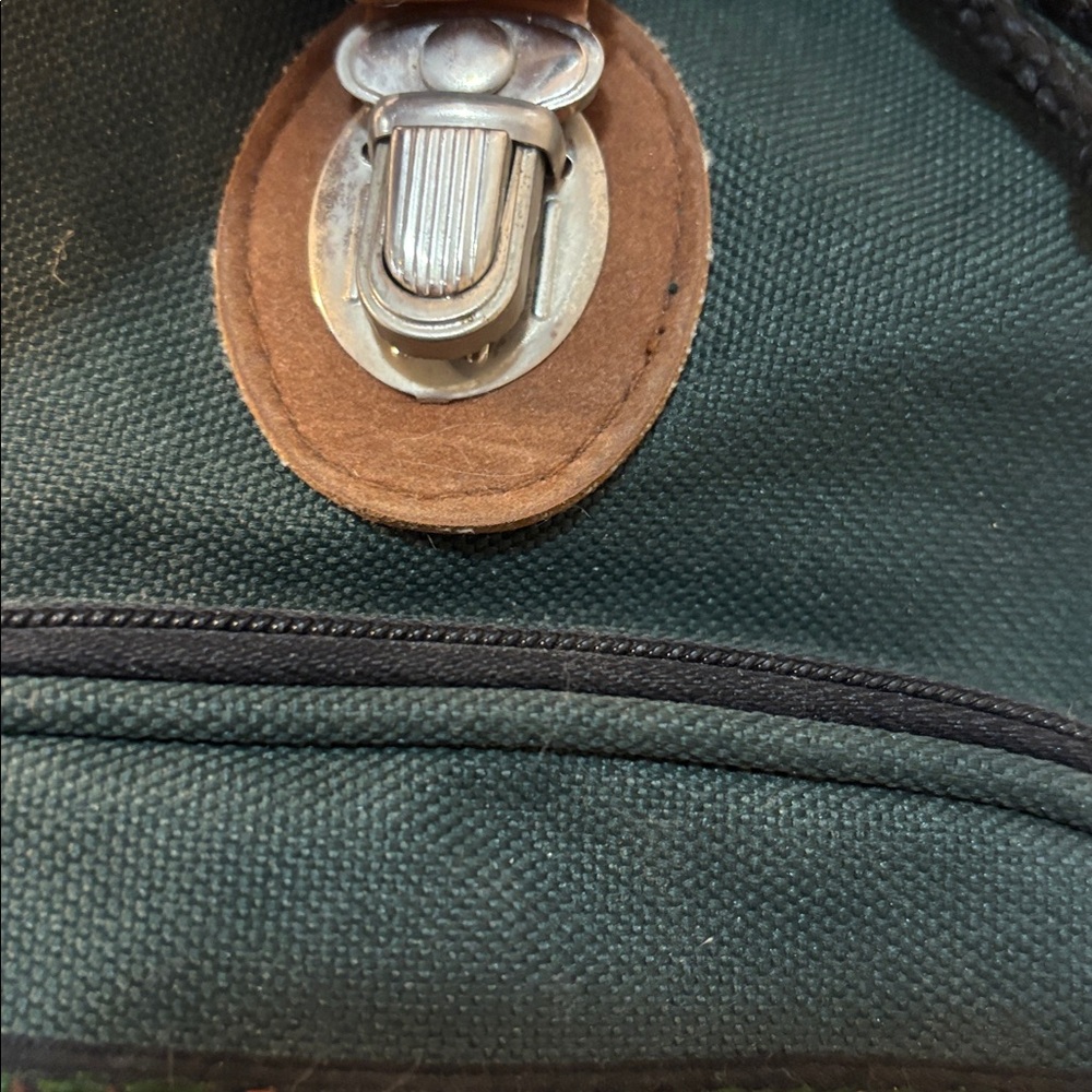 Stylish Green And Brown Backpack - image 3